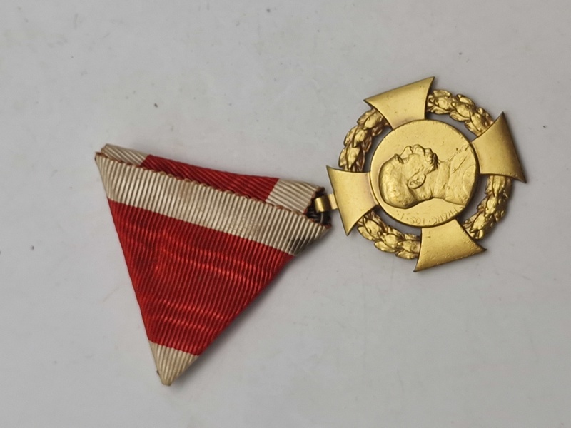 Originalt Franz Josef Jubilee Cross 1908 - Jubiläumskreuz 1908