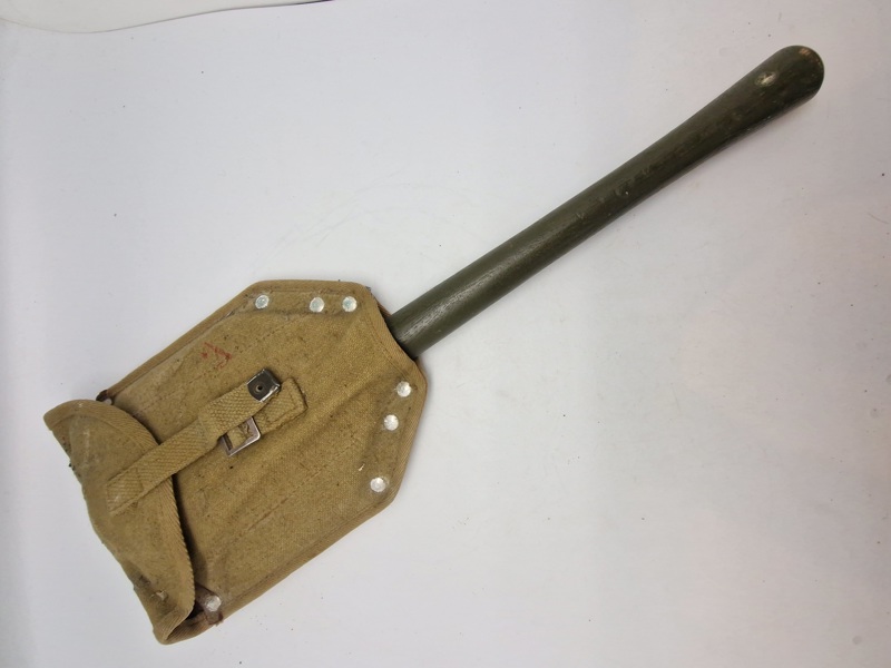 Original US WW2  dansk brugt militær feltspade 