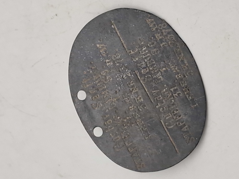 Originalt tysk ww1 erkennungsmarke 