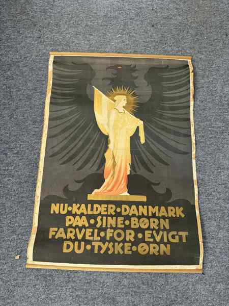Original Ikonisk valgplakat fra Genforeningen 1920 