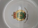 Søholm skål med og logo og tekst fra Politimesteren i Hillerød 