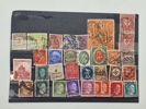 Samling originale tyske ww2 frimærker