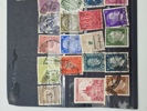 Samling originale tyske ww2 frimærker