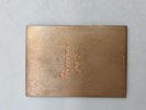 Original miniature plakette - søværnets officers skole (Rønne) 