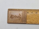Original miniature plakette - søværnets officers skole (Rønne) 