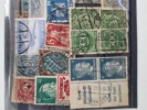 Samling originale tyske ww1/ww2 frimærker