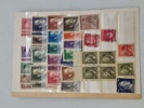 Samling originale tyske ww2 frimærker 