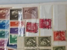 Samling originale tyske ww2 frimærker 