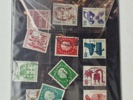 Samling originale tyske ww2 frimærker 