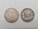 Originale tyske sølvmønter - bl.a. 5 Reichmark fra 1935 (bemærk de små hagekors) 