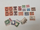 Samling originale tyske ww2 frimærker 