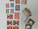 Samling originale tyske ww2 frimærker 