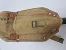 Original dansk anvendt feltspade med webbinghylster