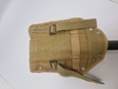 Original dansk anvendt feltspade med webbinghylster