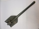 Original dansk anvendt feltspade med webbinghylster