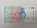 Original svensk 100 krone seddel (Ucirkuleret) 