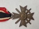Originalt KRIEGSVERDIENSTKREUZ II KLASSE MIT SCHWERTEN 1939 – WAR MERIT CROSS II CLASS WITH SWORDS 1939 GERMANY WWII