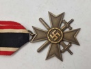 Originalt KRIEGSVERDIENSTKREUZ II KLASSE MIT SCHWERTEN 1939 – WAR MERIT CROSS II CLASS WITH SWORDS 1939 GERMANY WWII