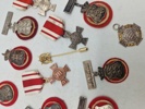 Lot diverse pins og nåle fra De Danske Forsvarsbrødre 