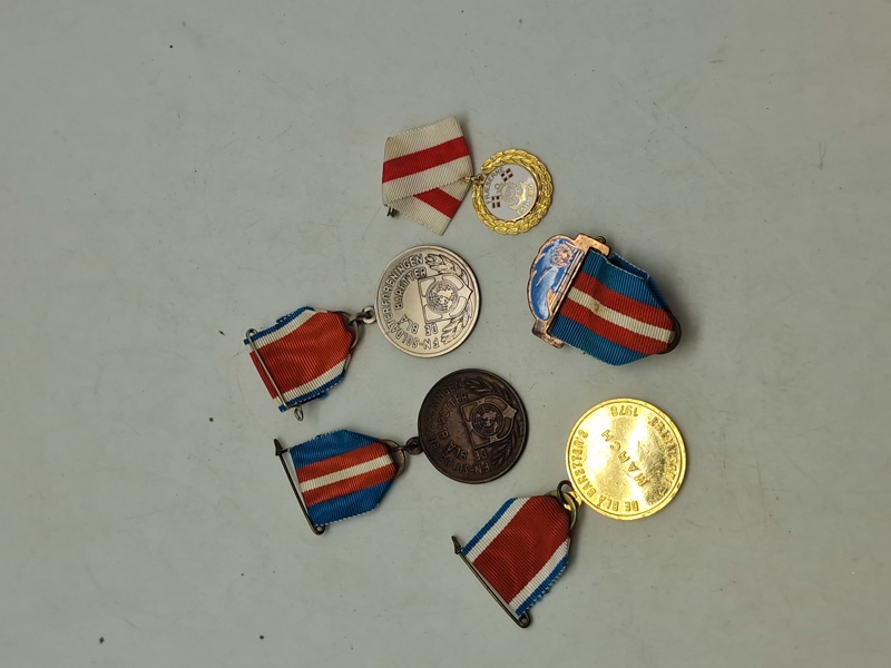 Lot marchmedaljer (De Blå Baretter)  
