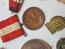 Samling pins og marker 