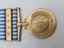 Original FN's Koreamedalje (United Nations Service Medal Korea - UNSMK). 