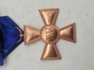 Original Prussia Dienstauszeichnung Kreuz 1. Klasse für XV Dienstjahren (gold color)