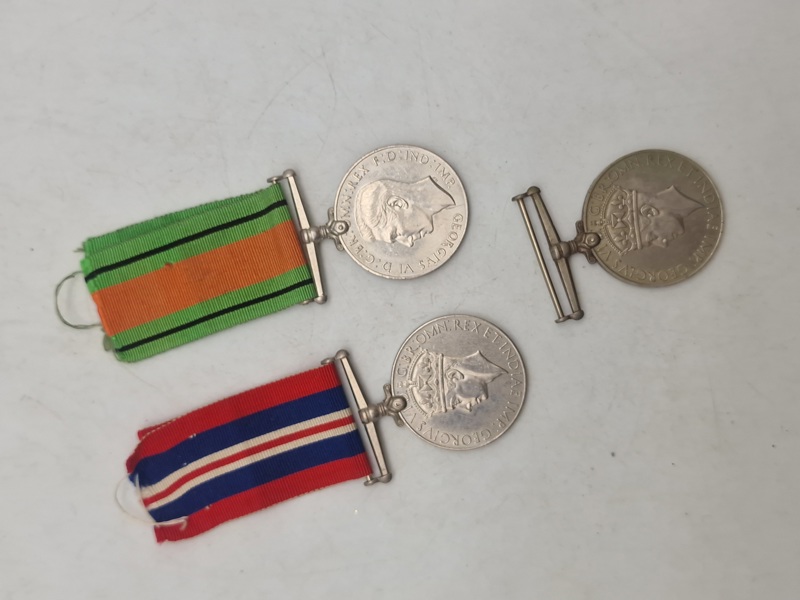 Samling originale engelske ww2 Victory medals 