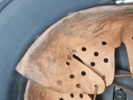 Original tysk M/40 hjelm, brugt efter krigen 