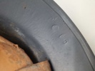 Original tysk M/40 hjelm, brugt efter krigen 