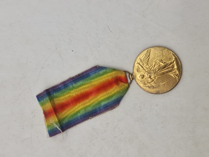 Original engelsk ww1 Victory Medal - Navngiven