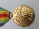 Original engelsk ww1 Victory Medal - Navngiven