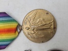 Originale engelsk ww1 medalje lot, navngivet 