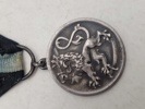 Original finsk mindemedalje for Frihedskrigen (Vapaussodan muistomitali), som blev indstiftet den 10. september 1918 af det finske senat. 