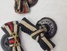 Originale tyske knappehuls spanger - ww1