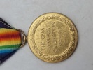 Original ww1 Victory Medal - navngiven 