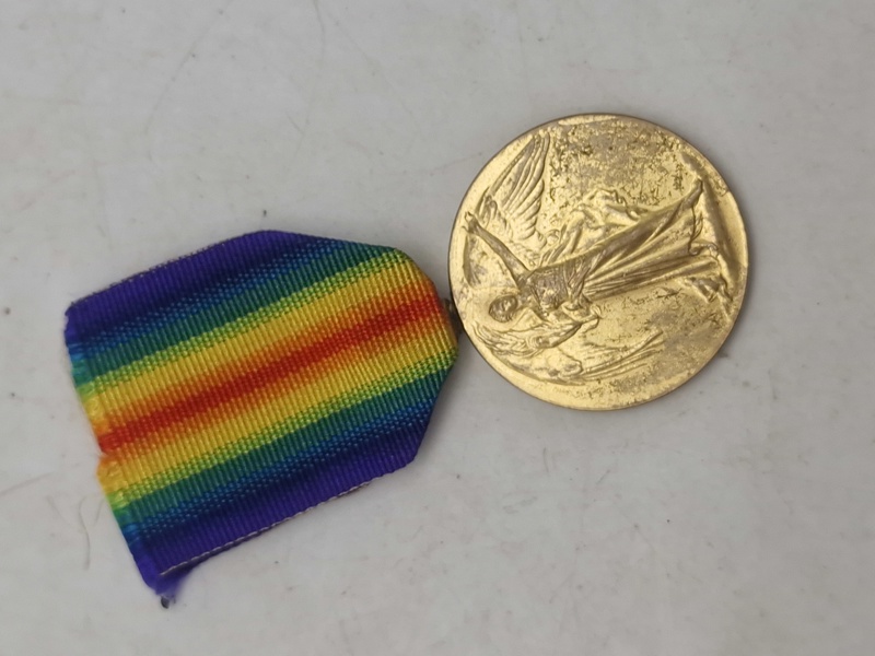 Original ww1 Victory Medal - navngiven 