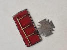 Original tysk ww1 bandspange med ehrenkreuz für frontkämpfer