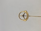 Mercedes pin 14 karat guld og safir for 1.000.000 Km 