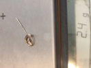 Mercedes pin 14 karat guld og safir for 1.000.000 Km 