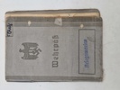 Originalt tysk Kriegsmarine wehrpas, godt udfyldt 