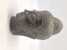 Antikt Buddha hoved bronce 