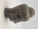Antikt Buddha hoved bronce 