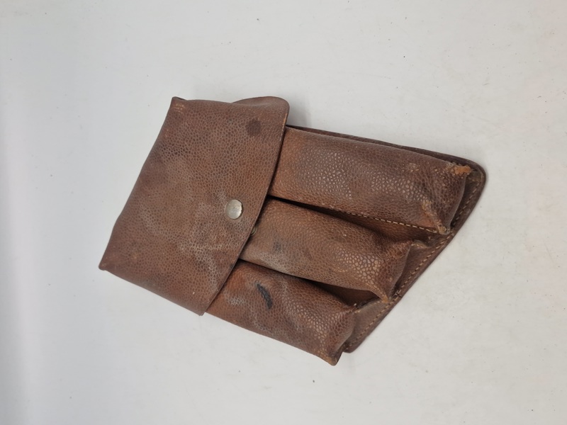 Original Dansk HV stemplet Husqvarna magasin taske med indhold