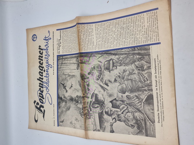 Originalt eks af
Kopenhagener Soldatenzeitschrift fra ww2
