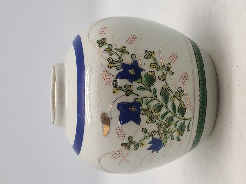 Kinesisk porcelæns-ingefærkrukke