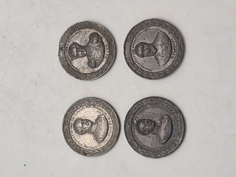 Originale medaljer/tokens med danske kommandører mm.