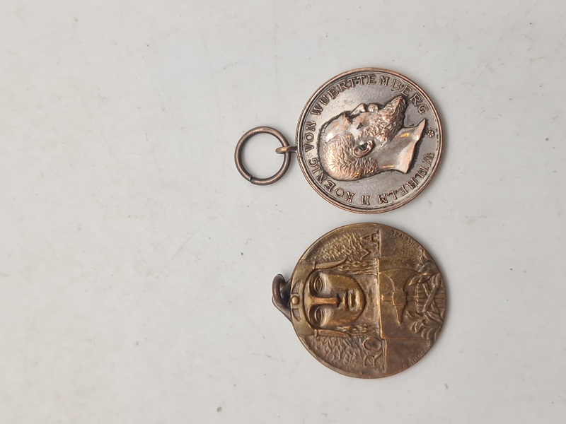 Original erindringsmedalje for Marchen mod Rom i 1922 og tysk Verdienste medalje 