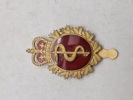 Lot diverse badges og split til granat 