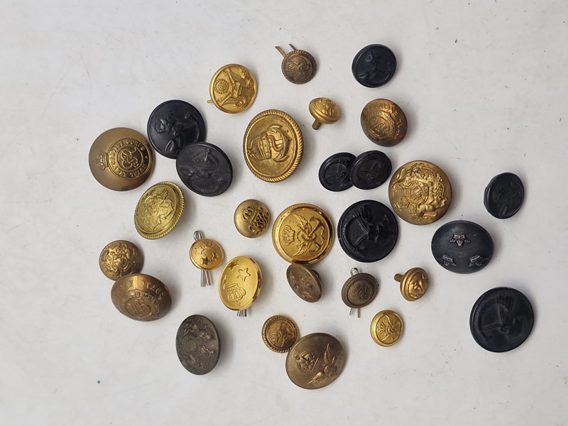 Lot diverse knapper 